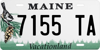 ME license plate 7155TA
