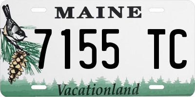 ME license plate 7155TC