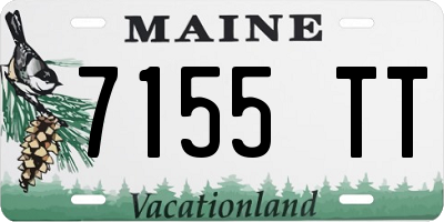 ME license plate 7155TT