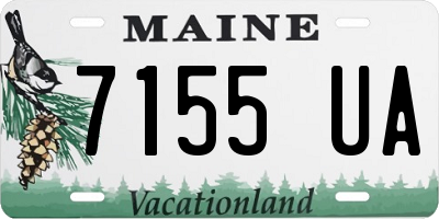 ME license plate 7155UA