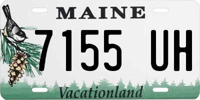 ME license plate 7155UH