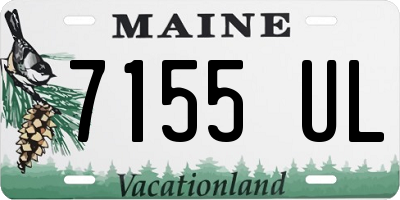ME license plate 7155UL