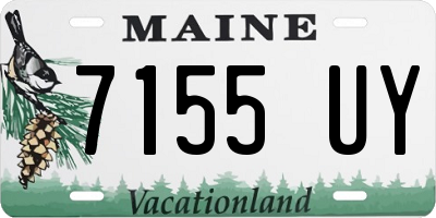 ME license plate 7155UY