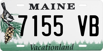 ME license plate 7155VB