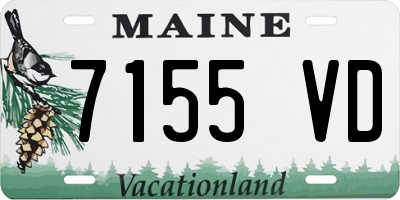 ME license plate 7155VD