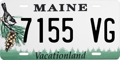 ME license plate 7155VG