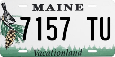 ME license plate 7157TU
