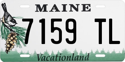 ME license plate 7159TL