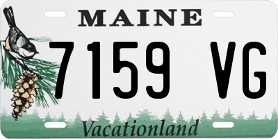 ME license plate 7159VG