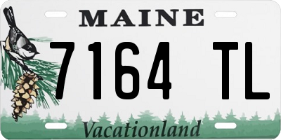 ME license plate 7164TL