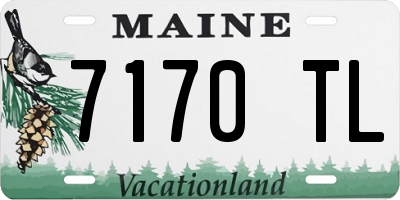 ME license plate 7170TL
