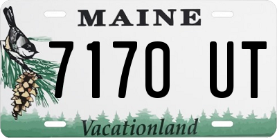 ME license plate 7170UT