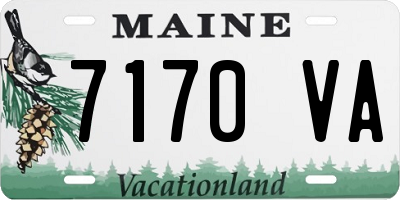 ME license plate 7170VA