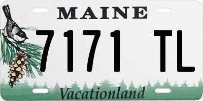 ME license plate 7171TL
