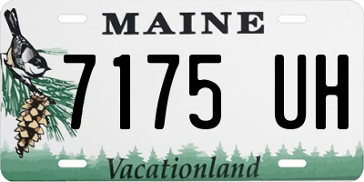 ME license plate 7175UH
