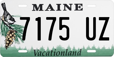ME license plate 7175UZ