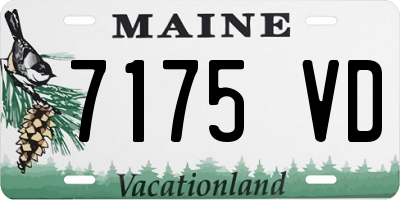 ME license plate 7175VD