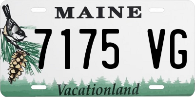 ME license plate 7175VG