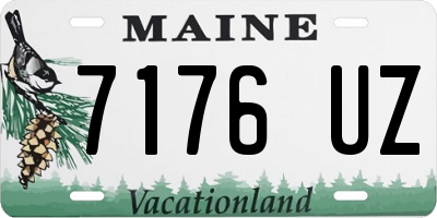 ME license plate 7176UZ