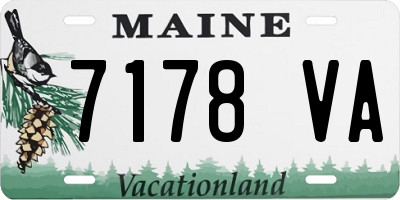 ME license plate 7178VA