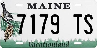 ME license plate 7179TS