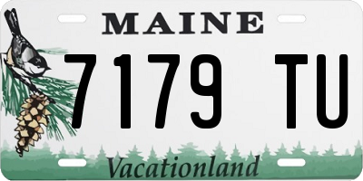 ME license plate 7179TU