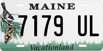 ME license plate 7179UL