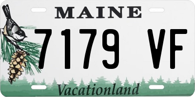 ME license plate 7179VF