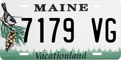 ME license plate 7179VG