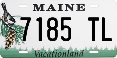 ME license plate 7185TL