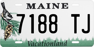 ME license plate 7188TJ