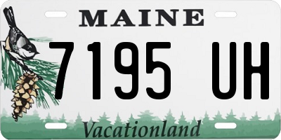 ME license plate 7195UH