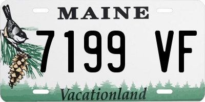 ME license plate 7199VF