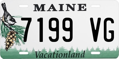 ME license plate 7199VG