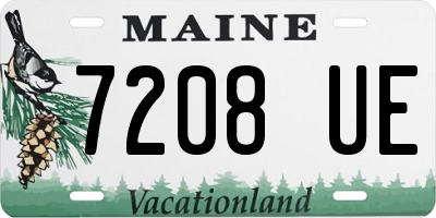 ME license plate 7208UE