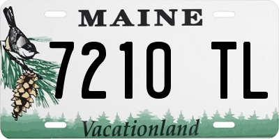 ME license plate 7210TL