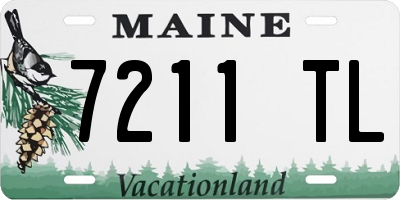 ME license plate 7211TL