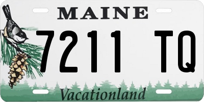 ME license plate 7211TQ