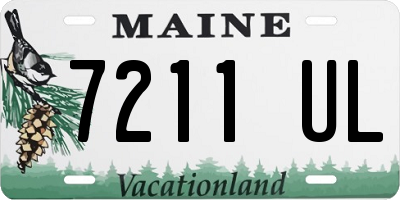 ME license plate 7211UL