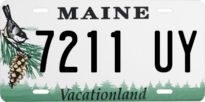 ME license plate 7211UY