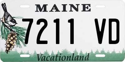 ME license plate 7211VD