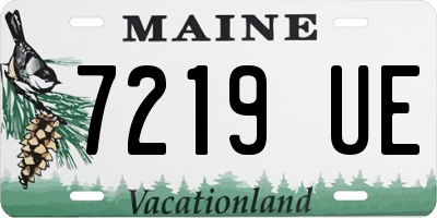 ME license plate 7219UE