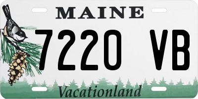 ME license plate 7220VB