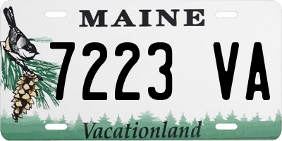 ME license plate 7223VA