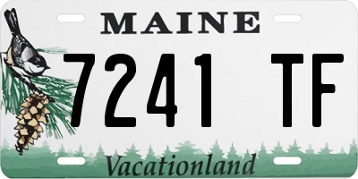 ME license plate 7241TF