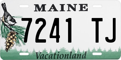 ME license plate 7241TJ
