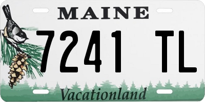 ME license plate 7241TL