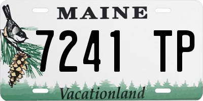 ME license plate 7241TP