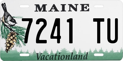 ME license plate 7241TU