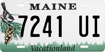 ME license plate 7241UI